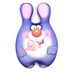 Антистрессовая игрушка-подушка "Зайка-сладкоежка" большой большой Фиолетовый