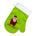 Подарочный мешок Варежка зеленая с дедом морозом