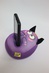 Антистрессовая подставка под телефон "Котик" фиолетовый