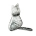 Мягкая игрушка Обиженный кот серый
