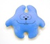 Антистрессовая игрушка-подушка "Зайчик Хрумс" мал малый Голубой