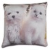 Антистрессовая подушка "Собаки" малый белые щенок и котенок