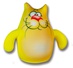Антистрессовая игрушка "Кот Мартин" желтый