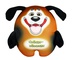 Антистрессовая игрушка-подушка "Собака с характером" бол. большой Обожака, коричнев