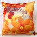 Антистресовая подушка "Цветы-ВЕСНА" оранжевая ромашка