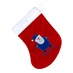 Подарочный мешок Носок красный с дедом морозом