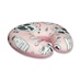Антистрессовая подушка для шеи турист "Корова принт" розовый
