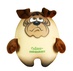 Антистрессовая игрушка-подушка "Собака с характером" мал. малый НевиновакаБульдог